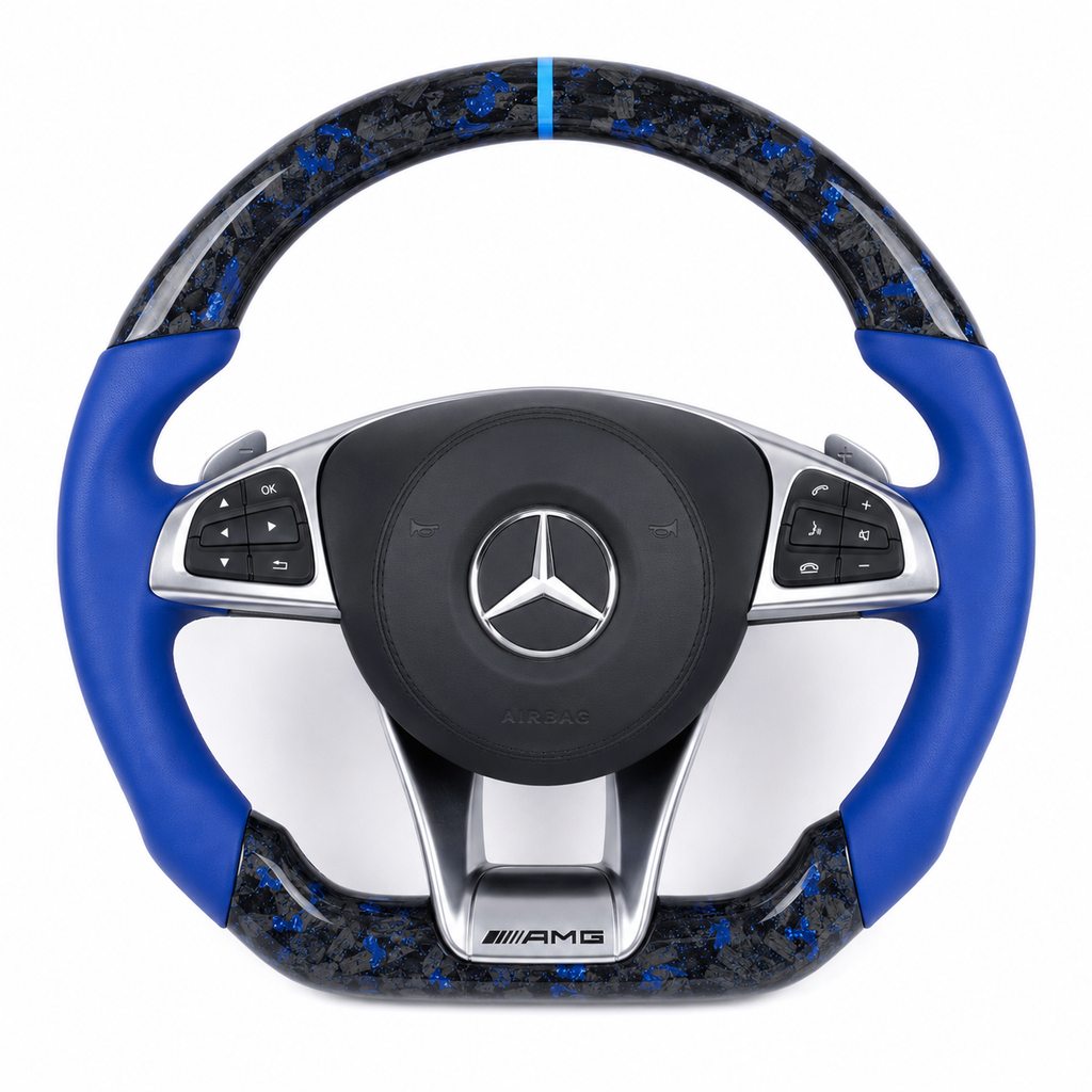 Mercedes-Benz 2017 AMG Steering Wheel – Sport-Focused Custom Upgrade