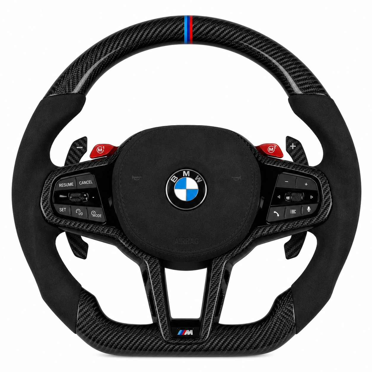 BMW G-Chassis LCI M Style Custom Carbon Fiber Steering Wheel