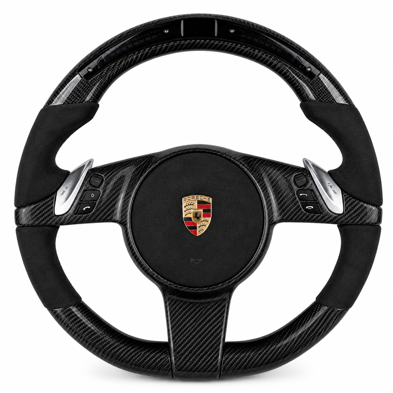 Porsche 2008-2014 Style Custom Carbon Fiber Steering Wheel