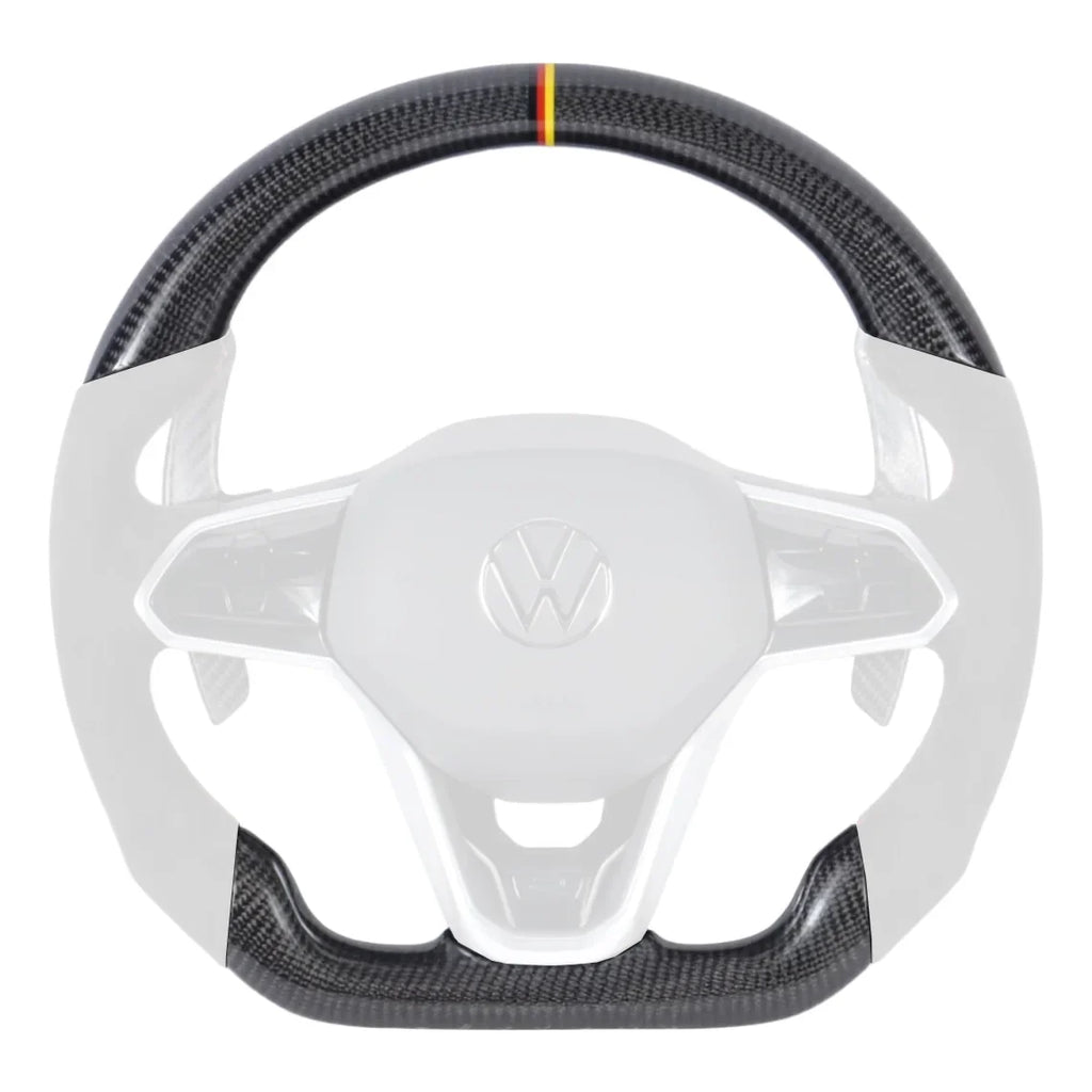 Volkswagen Golf Mk8 Style Custom Carbon Fiber Steering Wheel