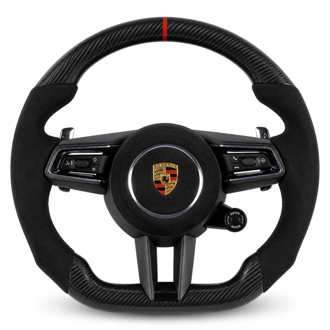 Porsche 911 (992) Style Custom Carbon Fiber Steering Wheel