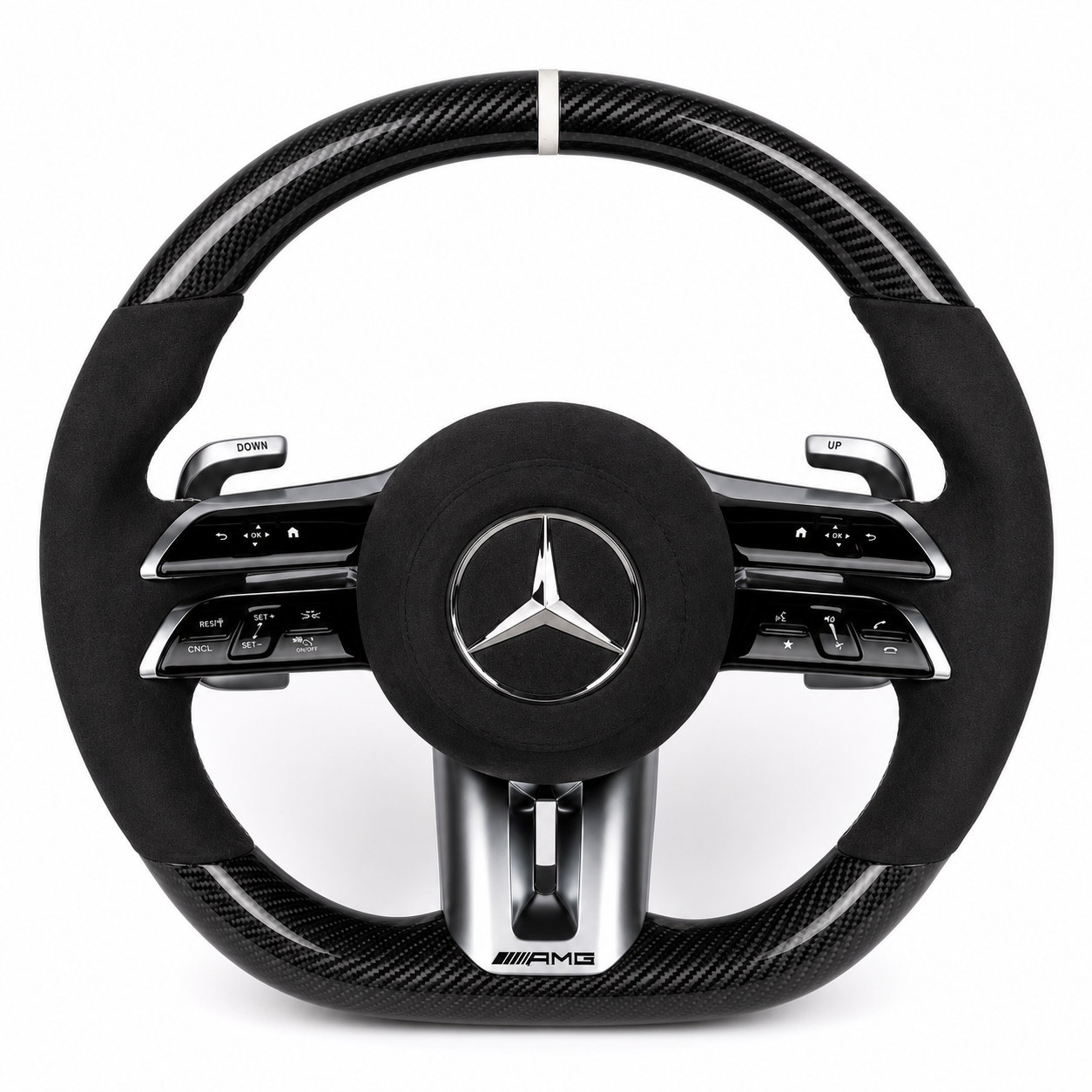 Mercedes-Benz 2023 Style AMG Custom Carbon Fiber Steering Wheel