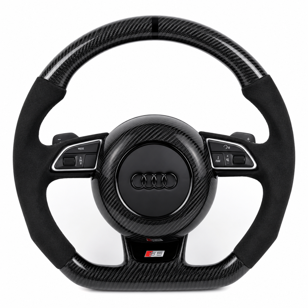 Audi A/S/RS Custom Carbon Fiber Steering Wheel