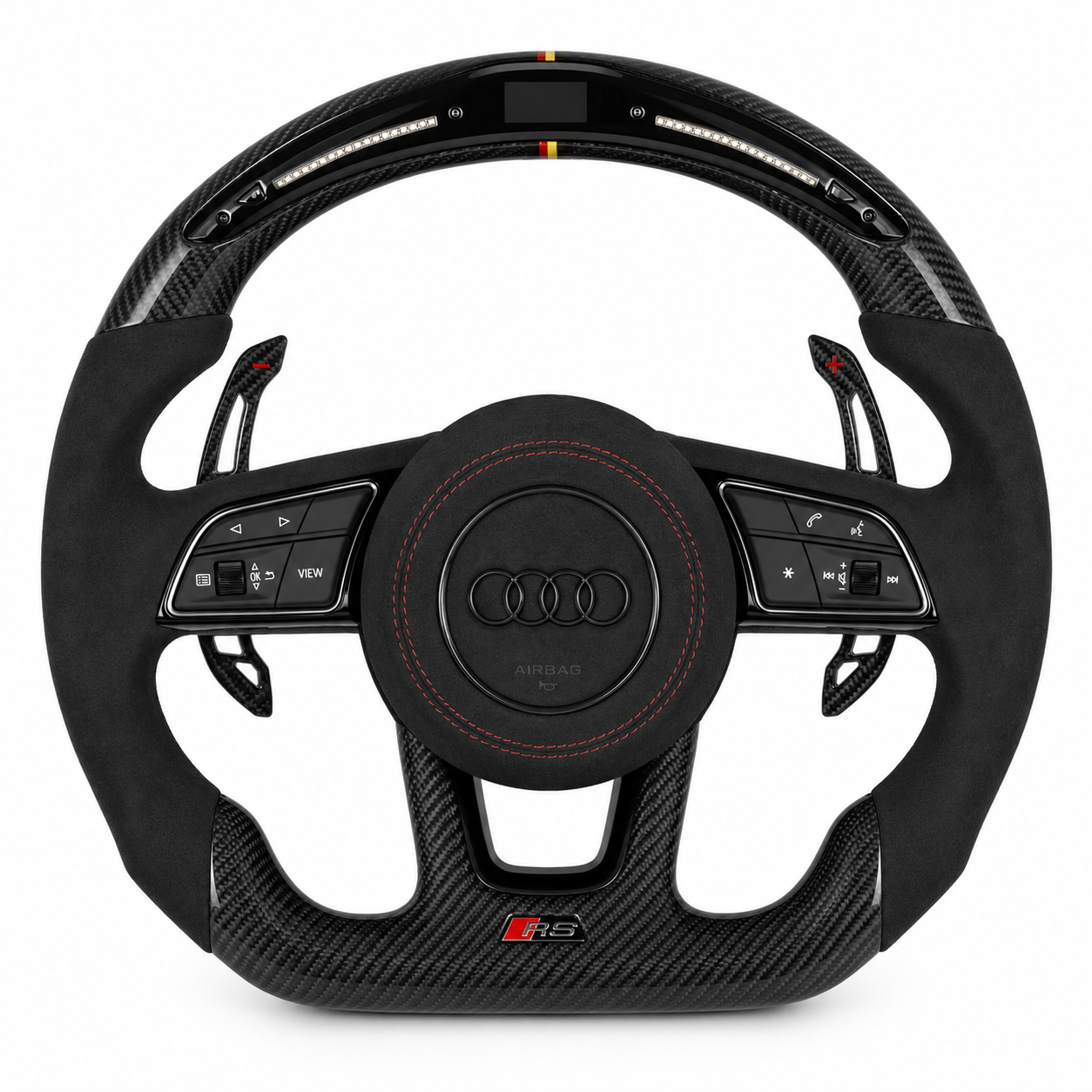 Audi RS Style Custom Carbon Fiber Steering Wheel