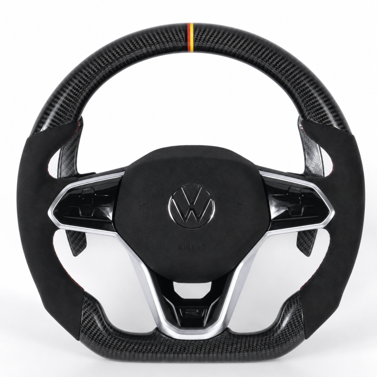 Volkswagen Golf Mk8 Style Custom Carbon Fiber Steering Wheel