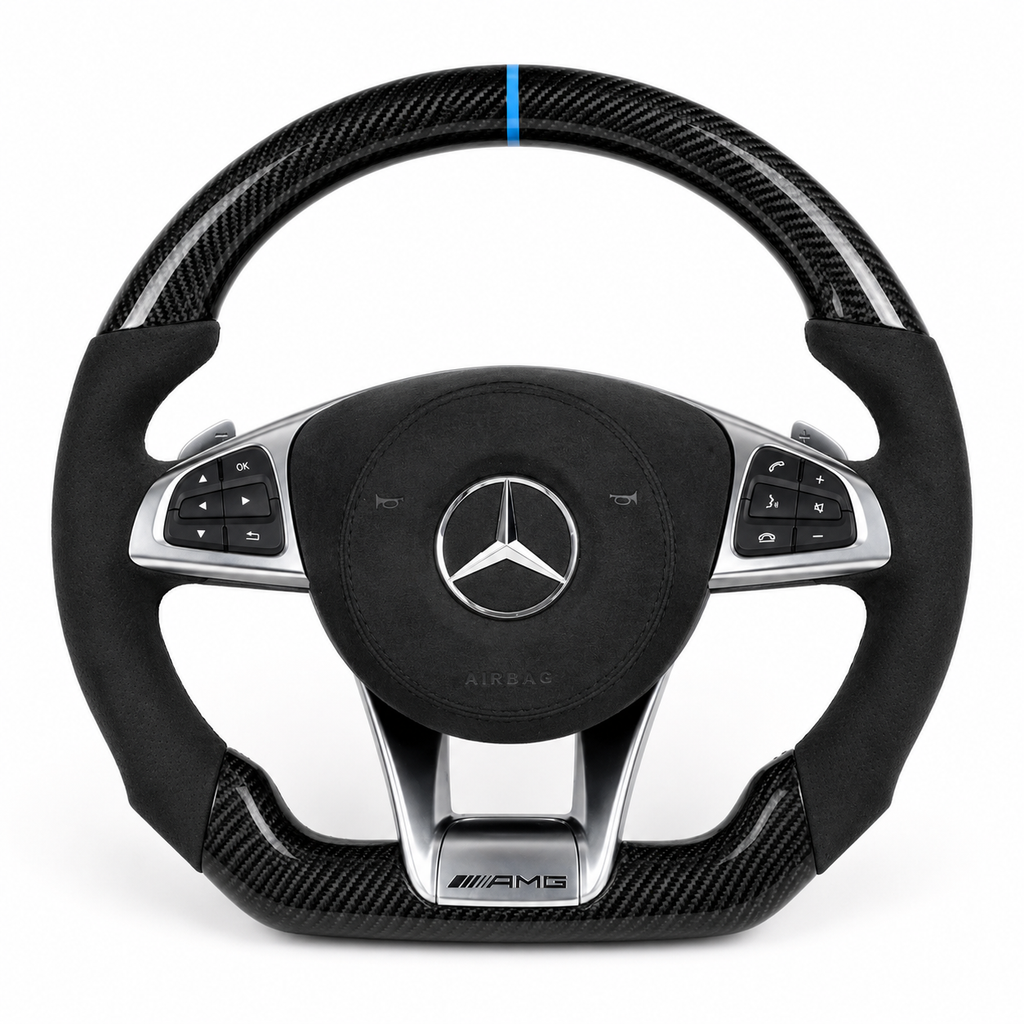 Mercedes-Benz 2017 AMG Style Custom Carbon Fiber Steering Wheel