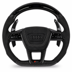 Audi RS6 Style Custom Carbon Fiber Steering Wheel