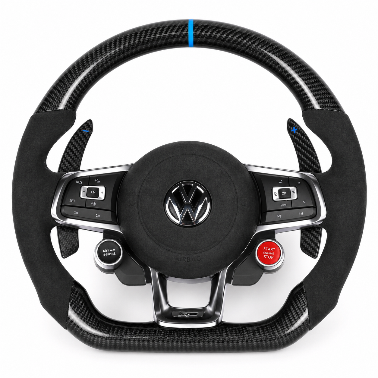 Volkswagen Golf Mk7/Mk7.5 Style Custom Carbon Fiber Steering Wheel