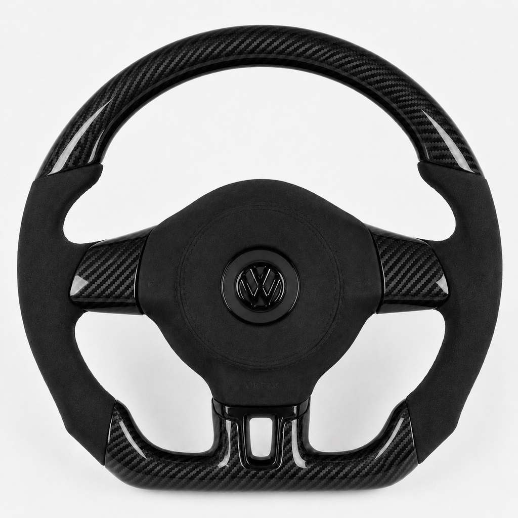 Volkswagen Golf Mk6 Custom Carbon Fiber Steering Wheel
