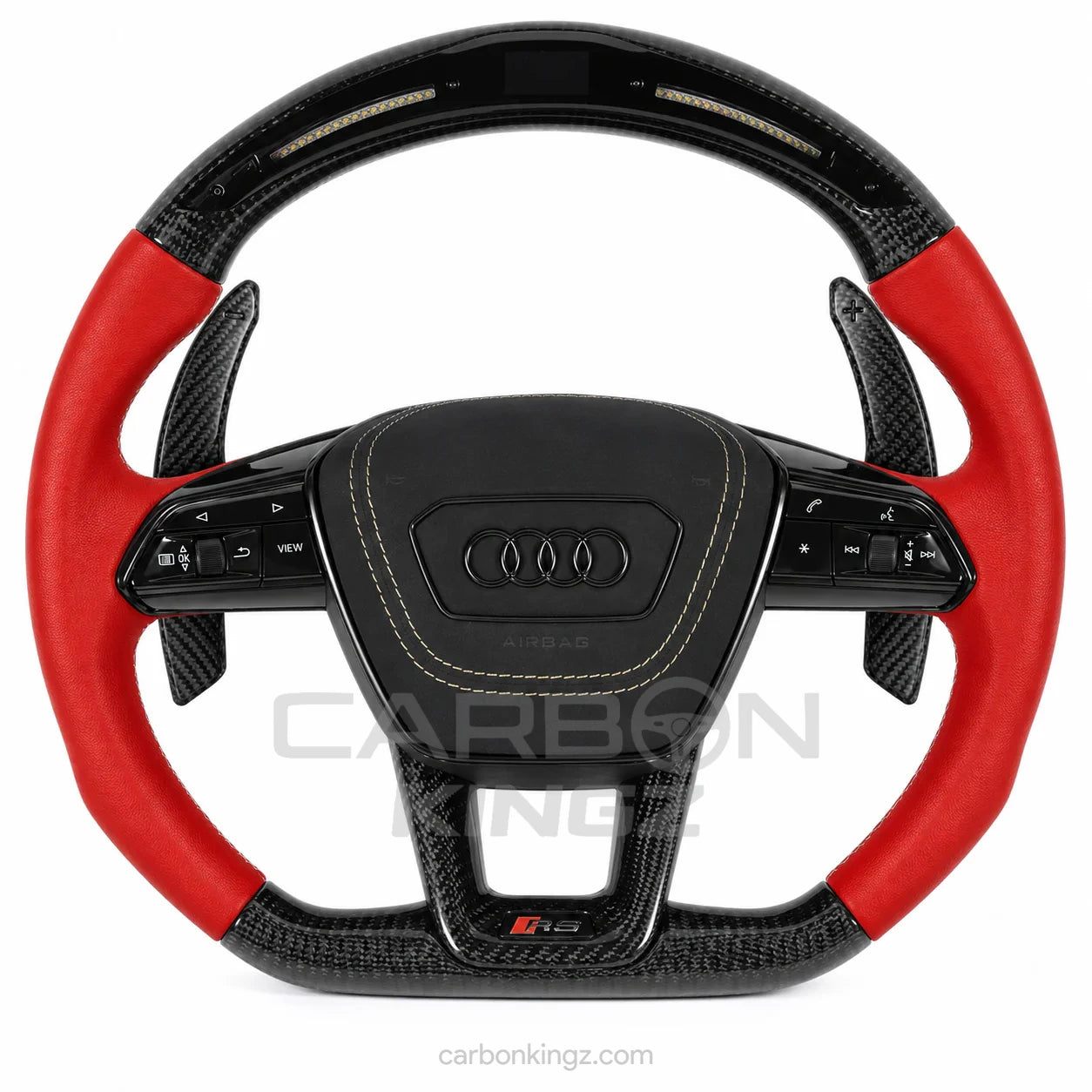 Watermarked - Audi RS6 Steering Wheel – High-Performance Custom Upgrade