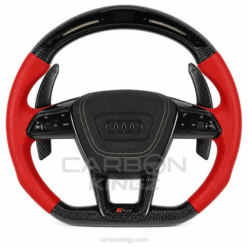 Watermarked - Audi RS6 Steering Wheel – High-Performance Custom Upgrade