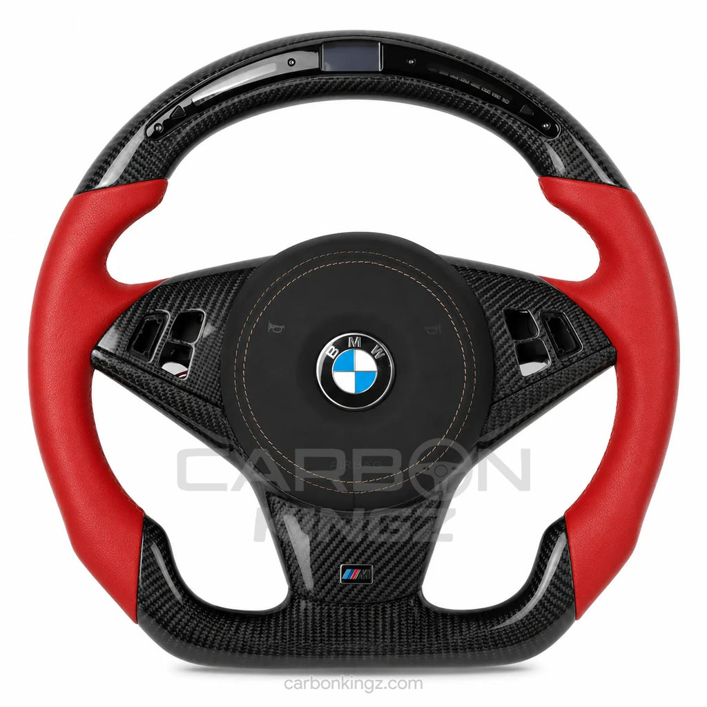Watermarked - BMW E63 M6 Steering Wheel – High-Performance Luxury Custom Upgrade