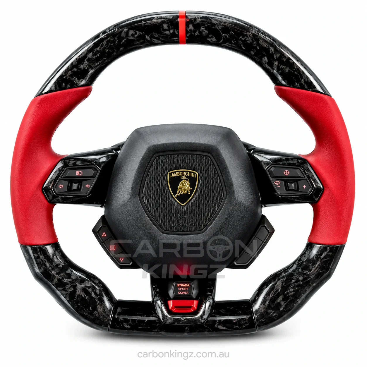 Watermarked - Lamborghini Huracán Steering Wheel – Precision Custom Supercar Upgrade