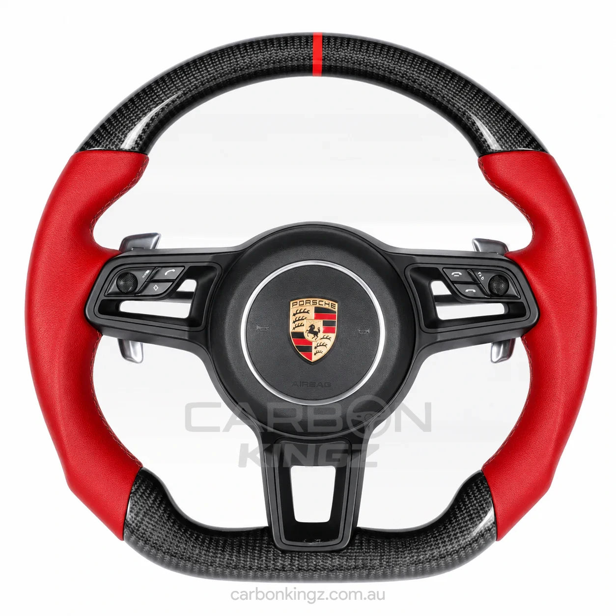 Watermarked - Porsche Custom upgrade Steering Wheel