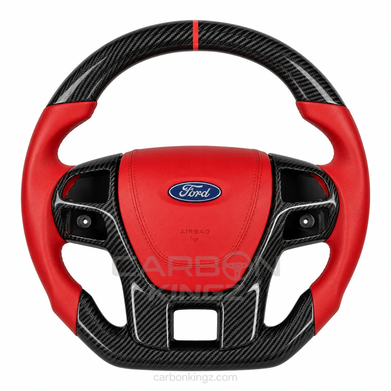 Watermarked - Ford Ranger Wildtrak/Everest Steering Wheel – Rugged Custom Upgrade