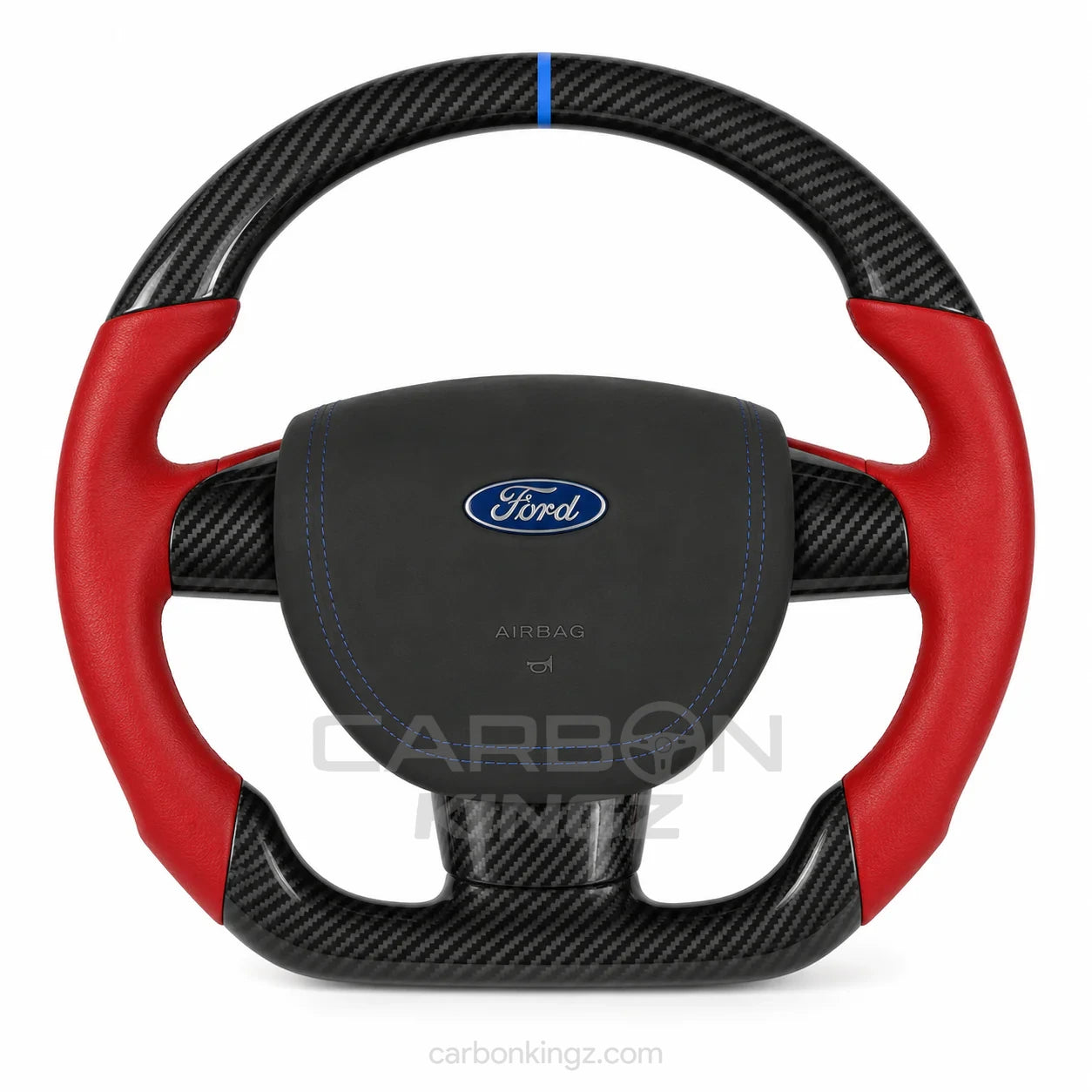 Watermarked - Ford Focus RS 2009–2011 Steering Wheel – Motorsport Inspired Custom Upgrade