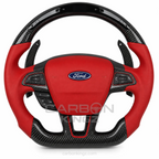 Watermarked - Ford Focus Steering Wheel – Refined Custom Upgrade