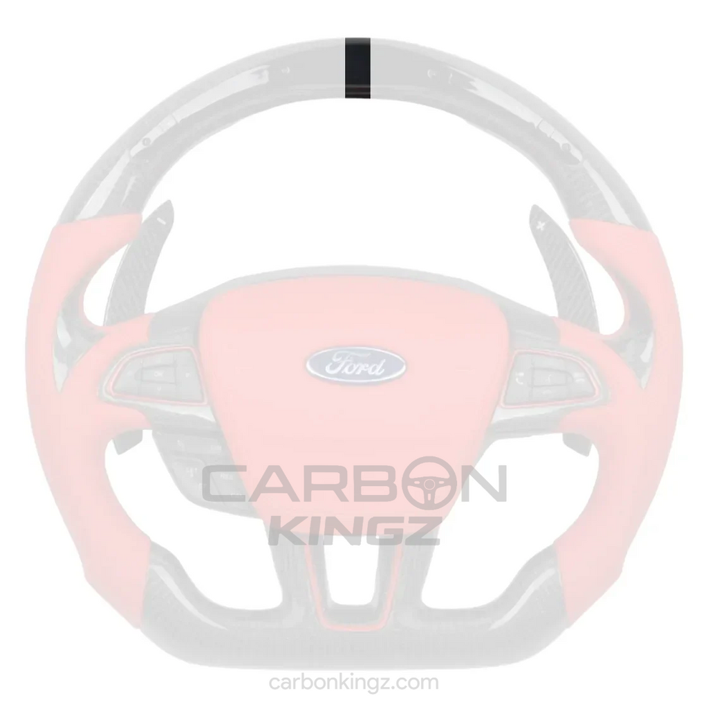 Watermarked - Ford Focus Steering Wheel – Refined Custom Upgrade