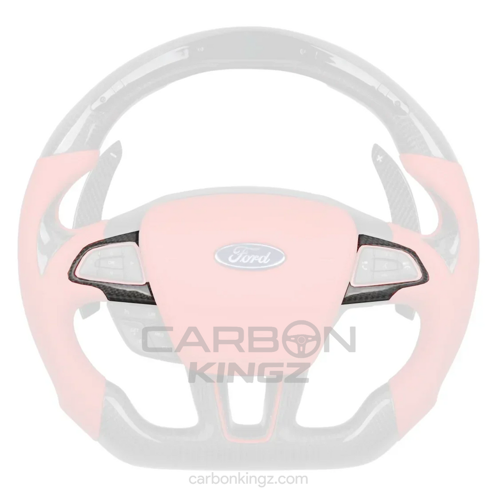 Watermarked - Ford Focus Steering Wheel – Refined Custom Upgrade