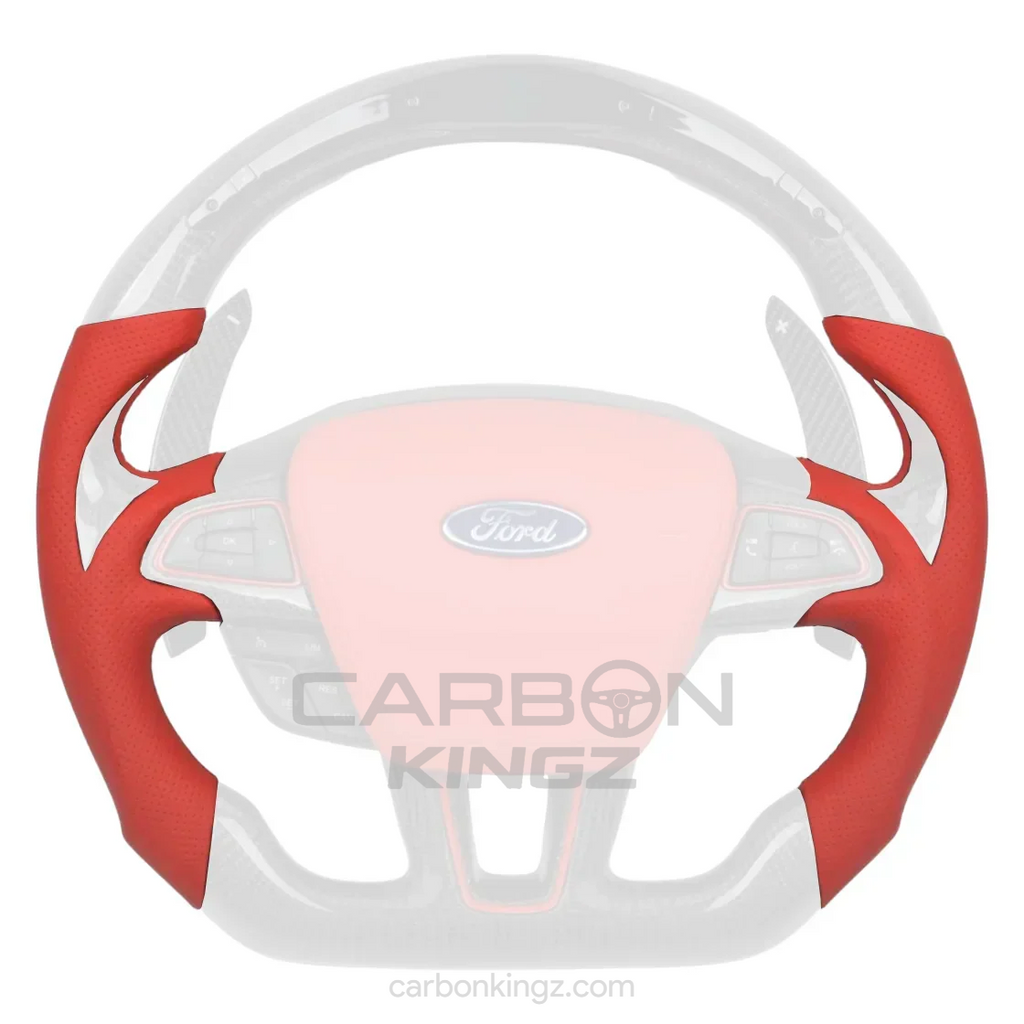 Watermarked - Ford Focus Steering Wheel – Refined Custom Upgrade