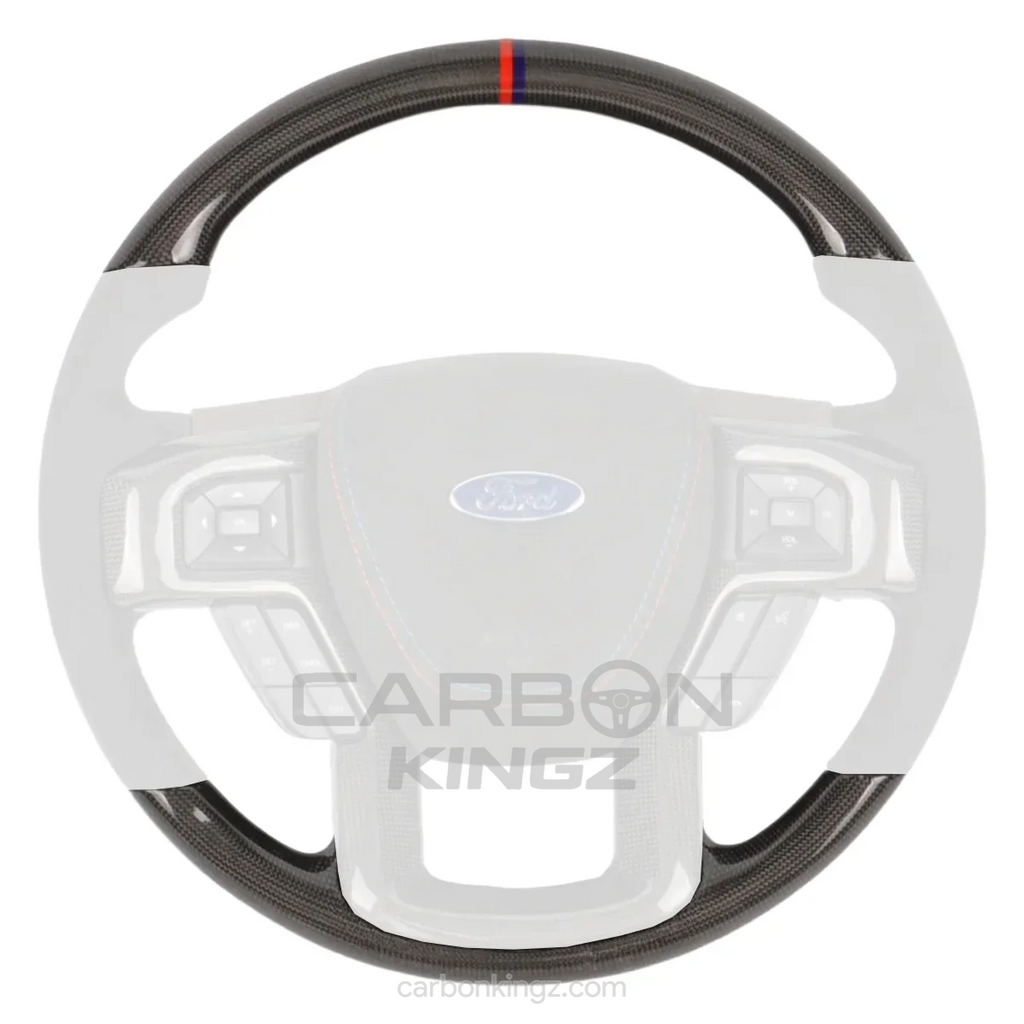 Watermarked - Ford F 150 Steering Wheel – Premium Custom  Upgrade
