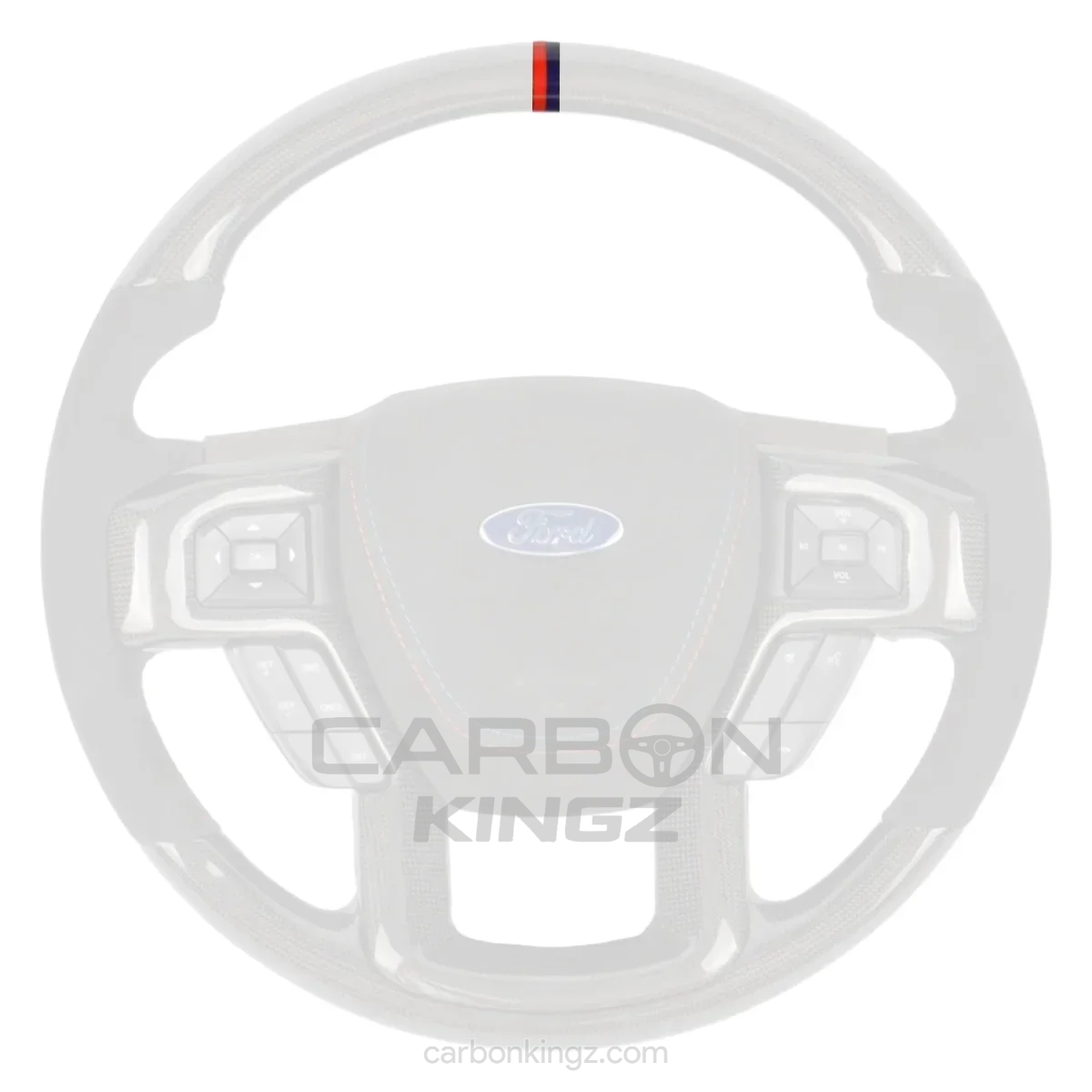 Watermarked - Ford F 150 Steering Wheel – Premium Custom  Upgrade
