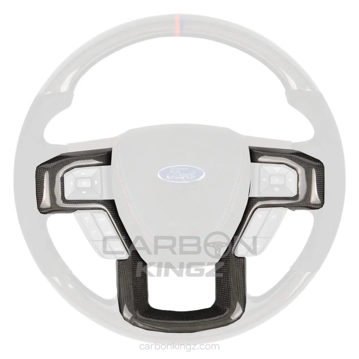 Watermarked - Ford F 150 Steering Wheel – Premium Custom  Upgrade
