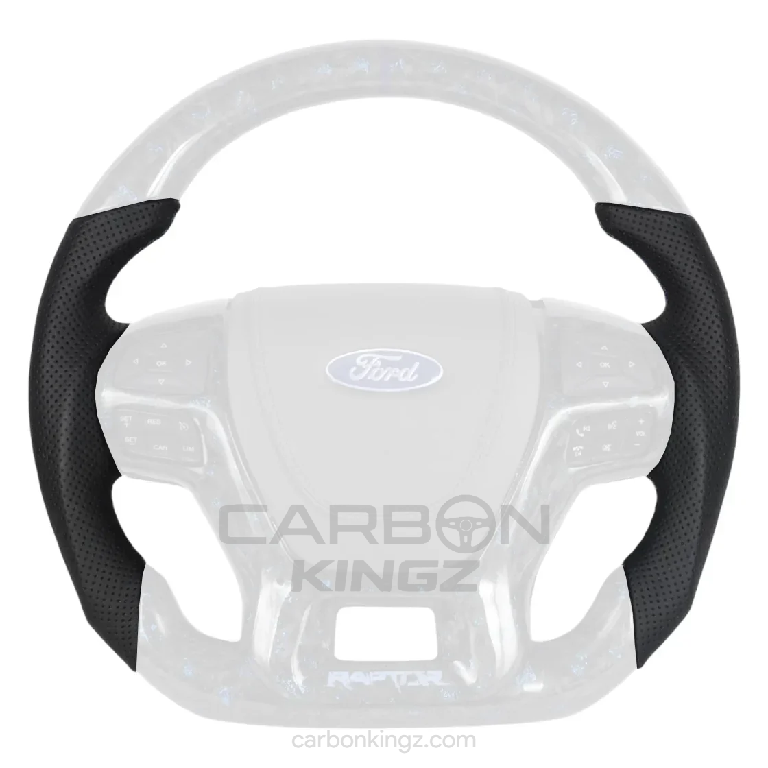 Watermarked - Ford Ranger Raptor Steering Wheel – Bold Performance Custom Upgrade