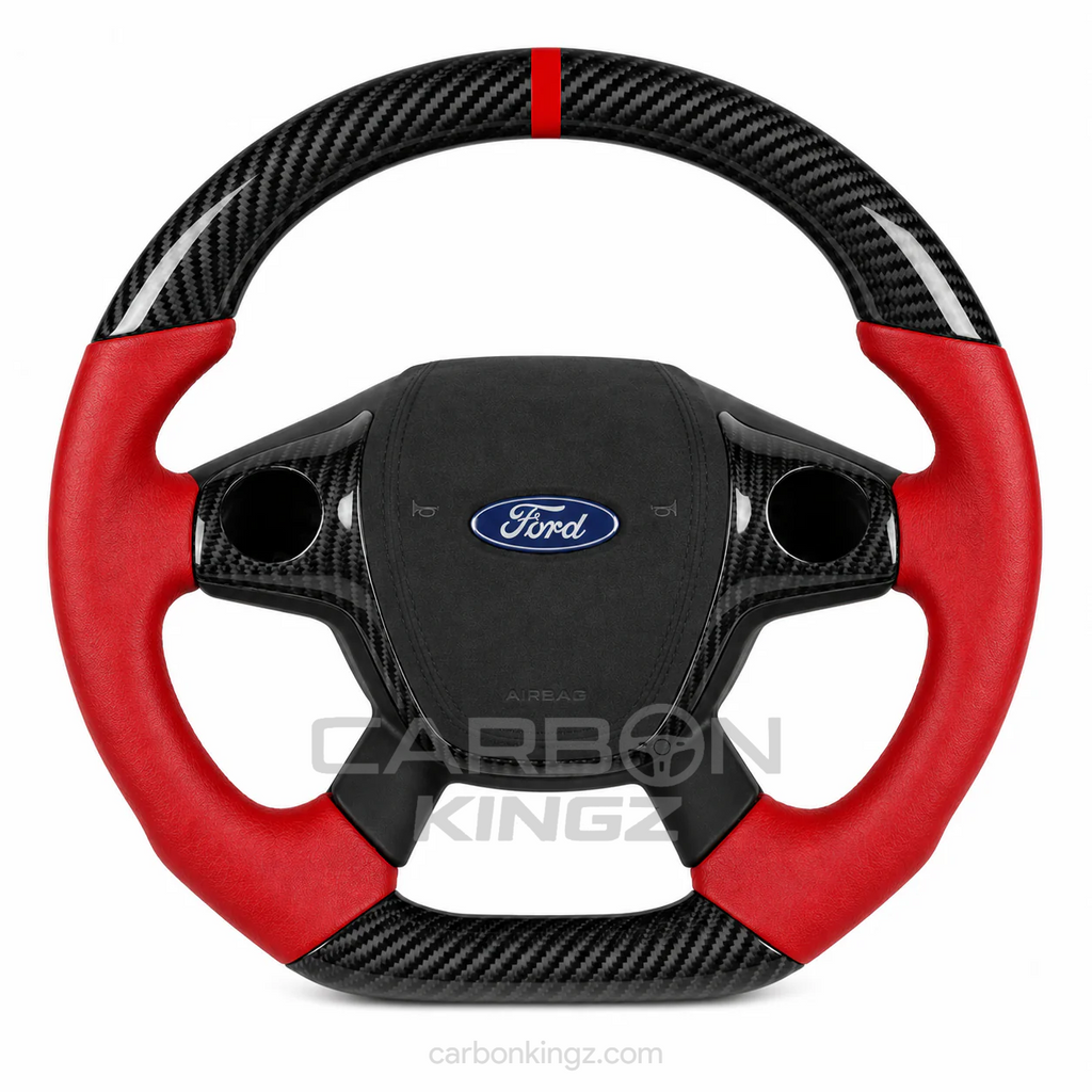 Watermarked - Ford Focus 2011–2014 Steering Wheel – Custom  Upgrade