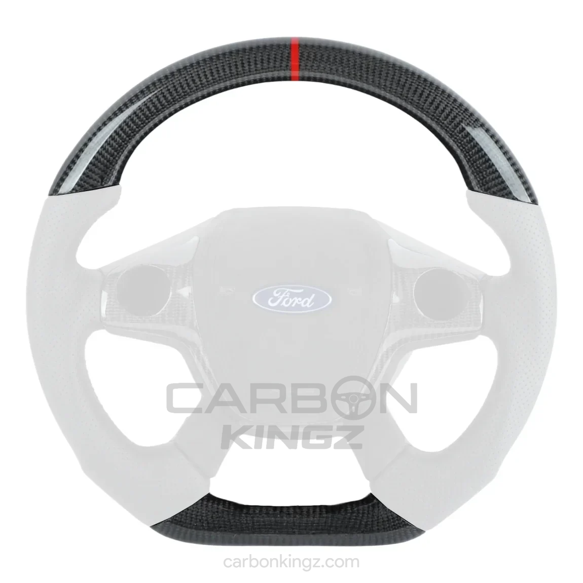 Watermarked - Ford Focus 2011–2014 Steering Wheel – Custom  Upgrade