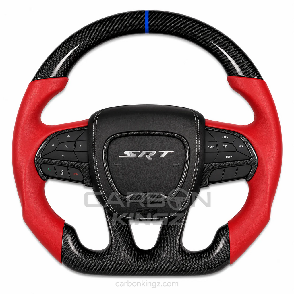 Watermarked - Dodge Charger SRT Steering Wheel – High Performance Custom Upgrade